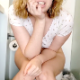 A redhead girl takes a shit while sitting on a toilet, wipes her ass, and shows us her product. She lifts her turd out of the toilet and strokes it lovingly. Presented in 720P HD. 127MB, MP4 file. About 11 minutes.